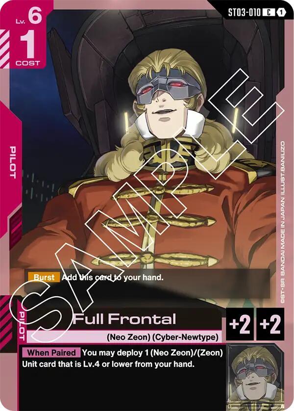 Full Frontal [Starter Deck 03: Zeon's Rush (ST03)]