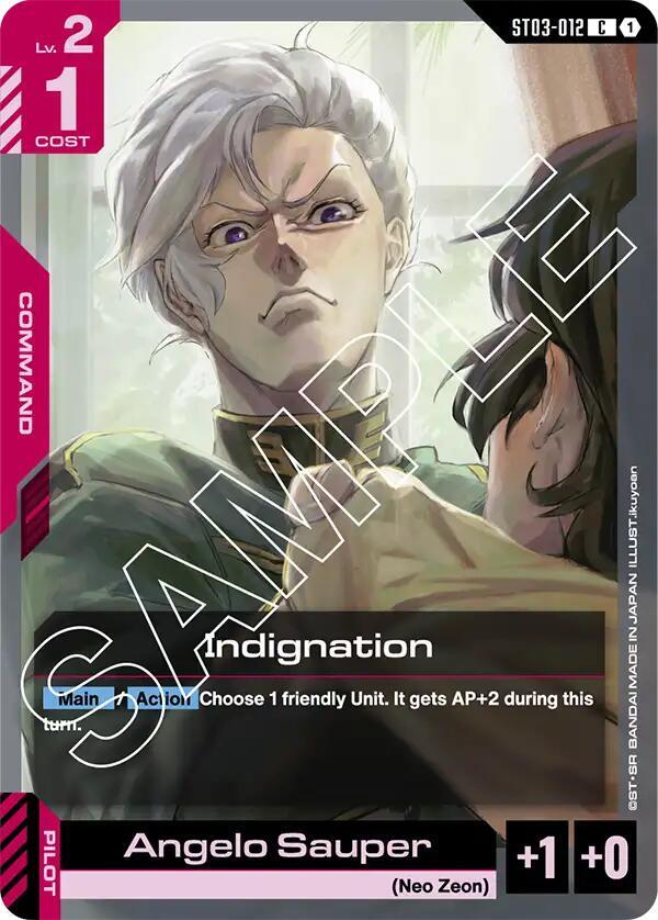 Indignation [Starter Deck 03: Zeon's Rush (ST03)]