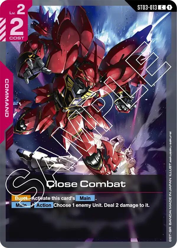 Close Combat  [Starter Deck 03: Zeon's Rush (ST03)]