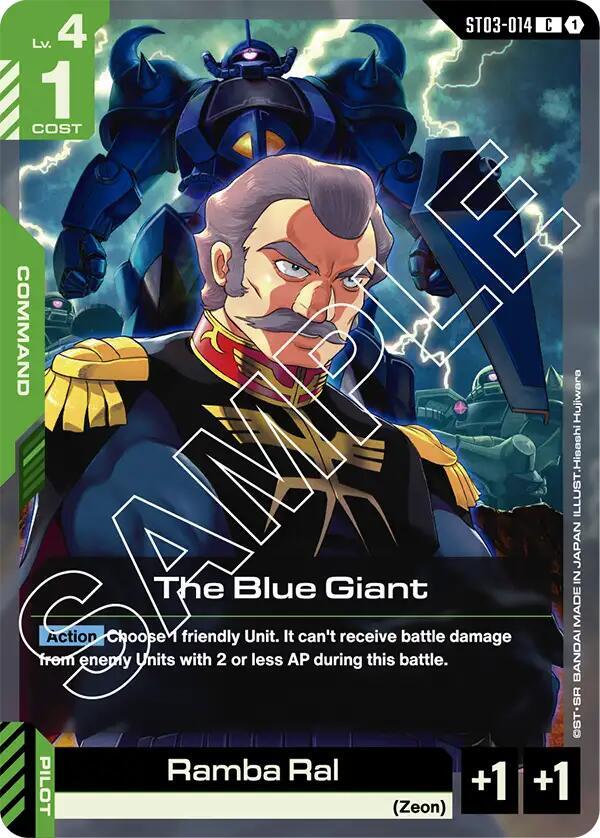 The Blue Giant [Starter Deck 03: Zeon's Rush (ST03)]