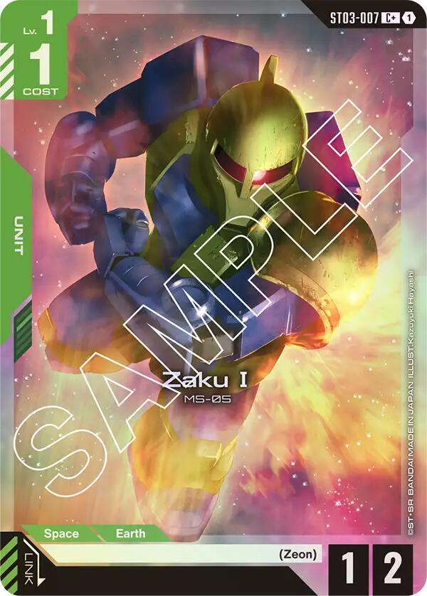 Zaku I (C+) [Starter Deck 03: Zeon's Rush (ST03)]
