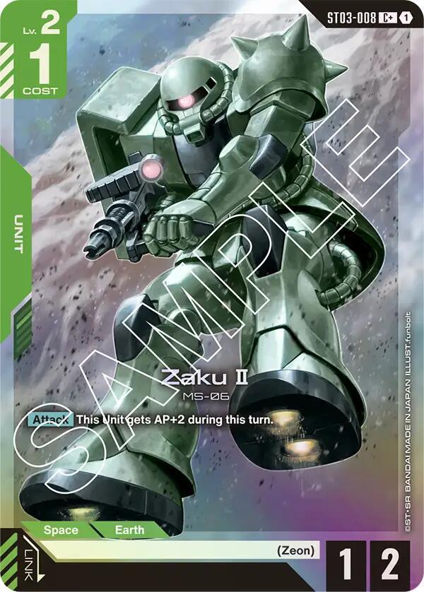 Zaku II (C+) [Starter Deck 03: Zeon's Rush (ST03)]