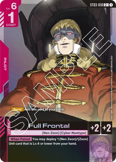 Full Frontal (C+) [Starter Deck 03: Zeon's Rush (ST03)]