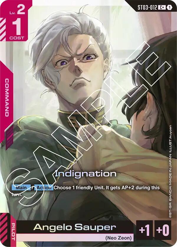 Indignation (C+) [Starter Deck 03: Zeon's Rush (ST03)]