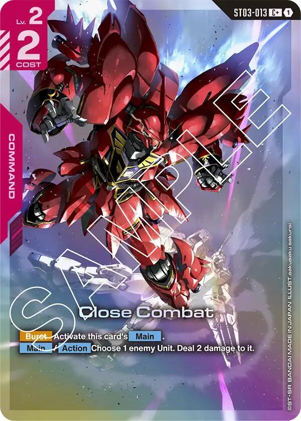 Close Combat (C+)  [Starter Deck 03: Zeon's Rush (ST03)]
