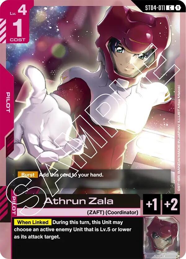 Athrun Zala [Starter Deck 04: SEED Strike (ST04)]