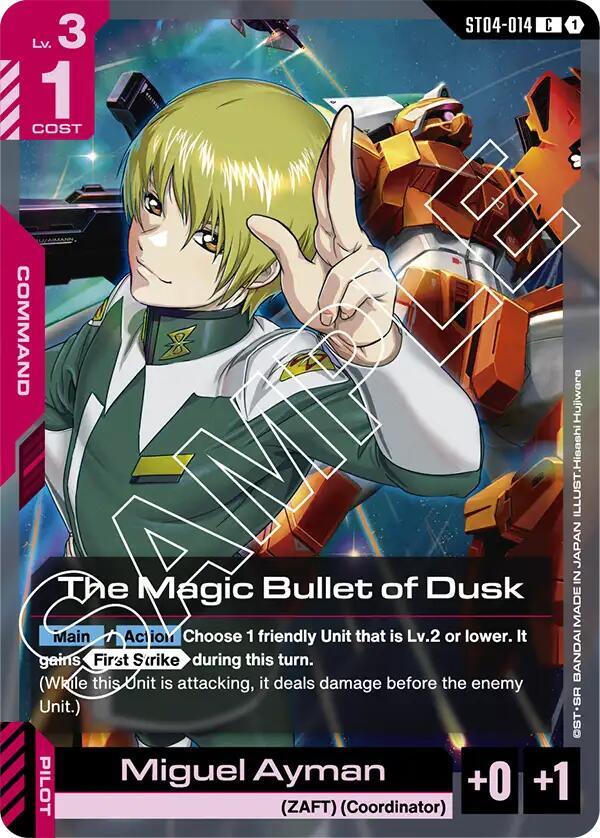 The Magic Bullet of Dusk [Starter Deck 04: SEED Strike (ST04)]