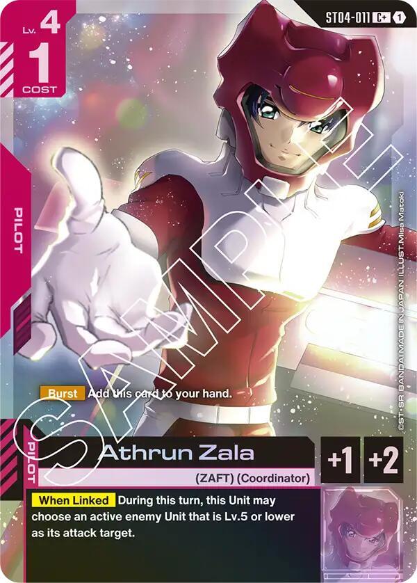 Athrun Zala (C+) [Starter Deck 04: SEED Strike (ST04)]