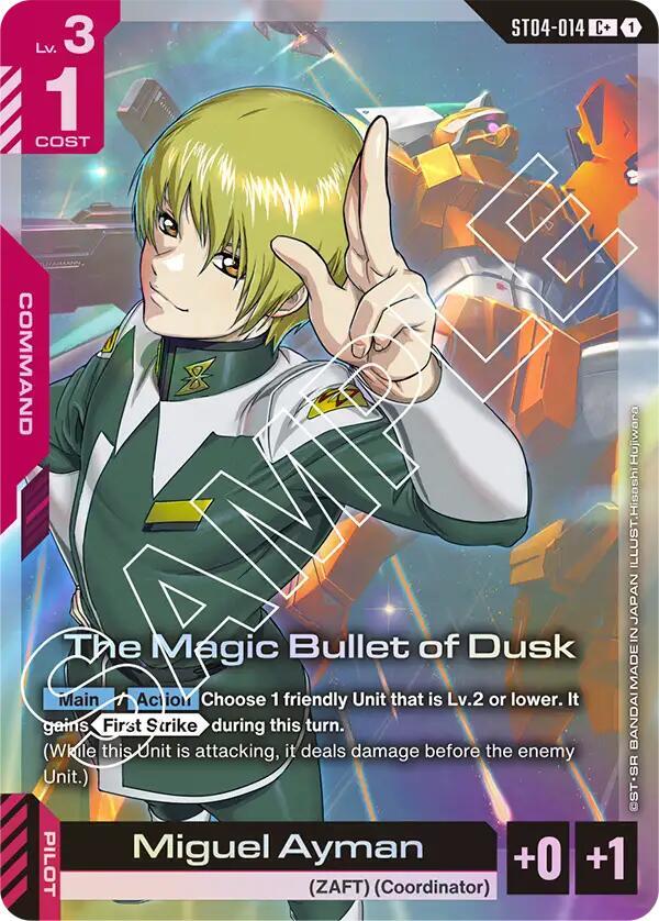 The Magic Bullet of Dusk (C+) [Starter Deck 04: SEED Strike (ST04)]