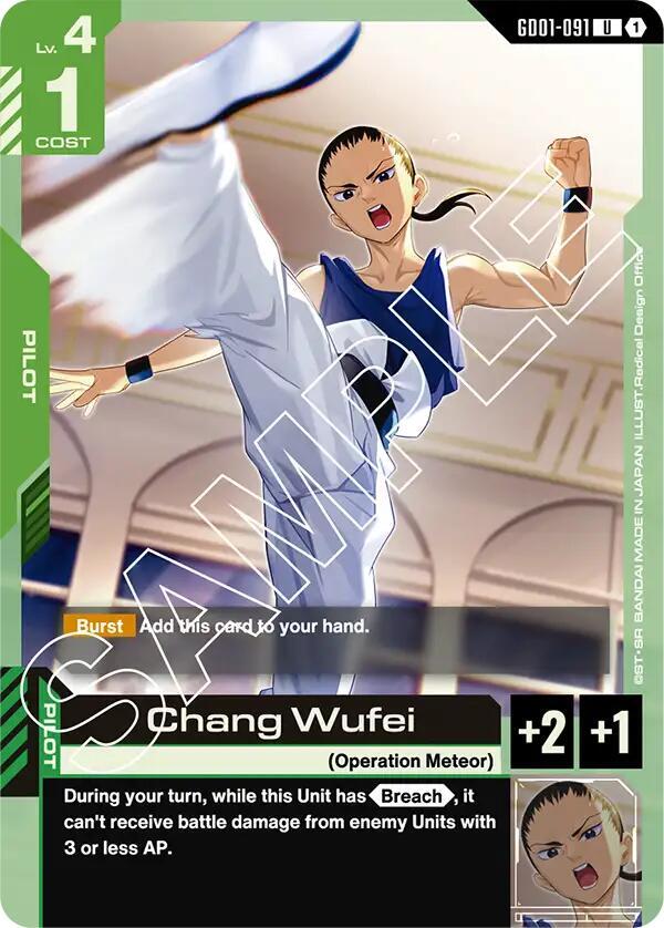 Chang Wufei [Newtype Rising]