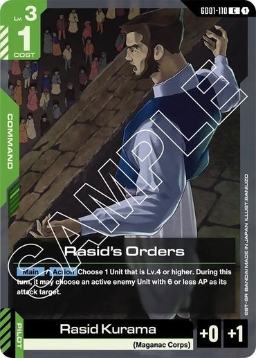 Rasid's Orders [Newtype Rising]