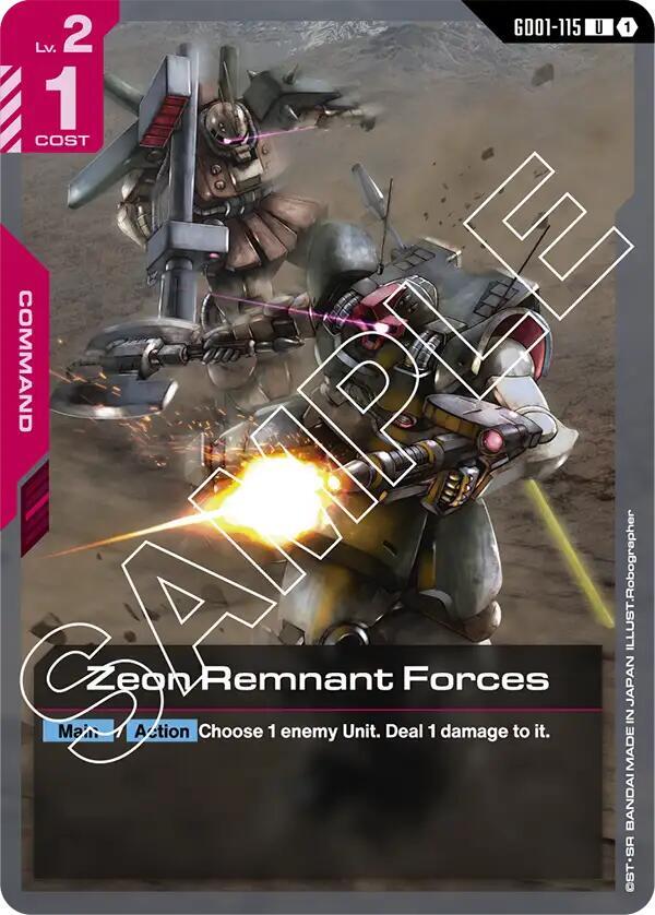 Zeon Remnant Forces [Newtype Rising]
