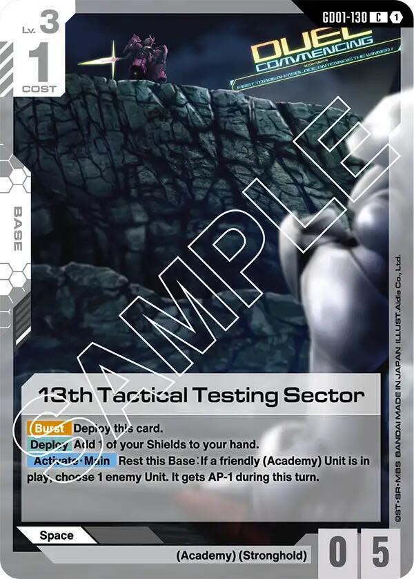 13th Tactical Testing Sector [Newtype Rising]