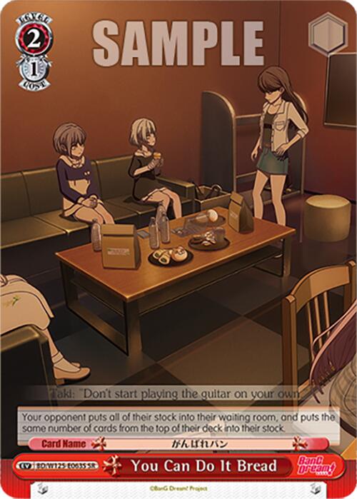 You Can Do It Bread (BD/W125-E063S SR) [MyGO!!!!! x Ave Mujica]