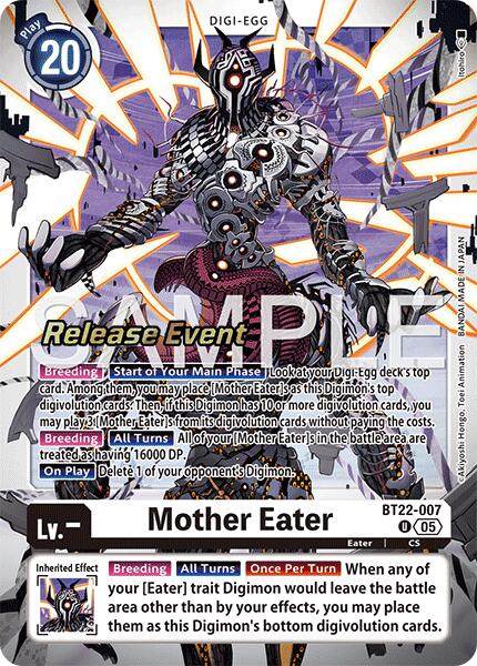 Mother Eater [BT22-007] [Cyber Eden Release Event Cards]