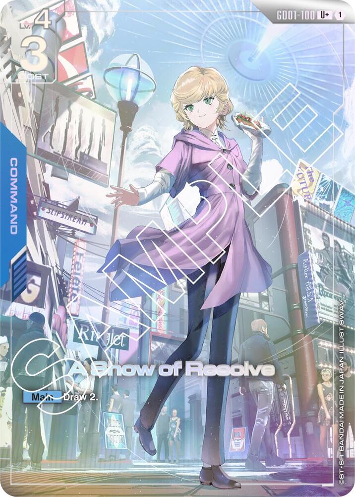 A Show of Resolve (U+) [Newtype Rising]