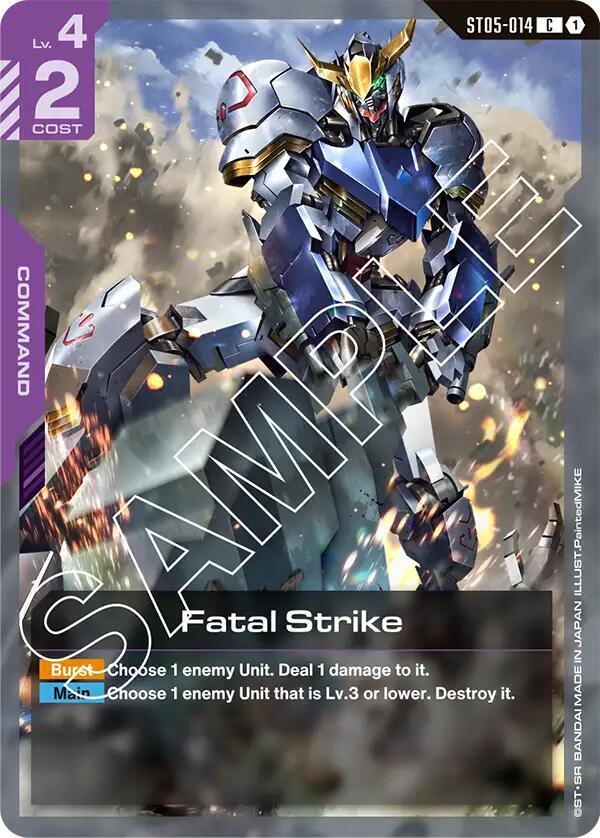 Fatal Strike [Starter Deck 05: Iron Bloom (ST05)]