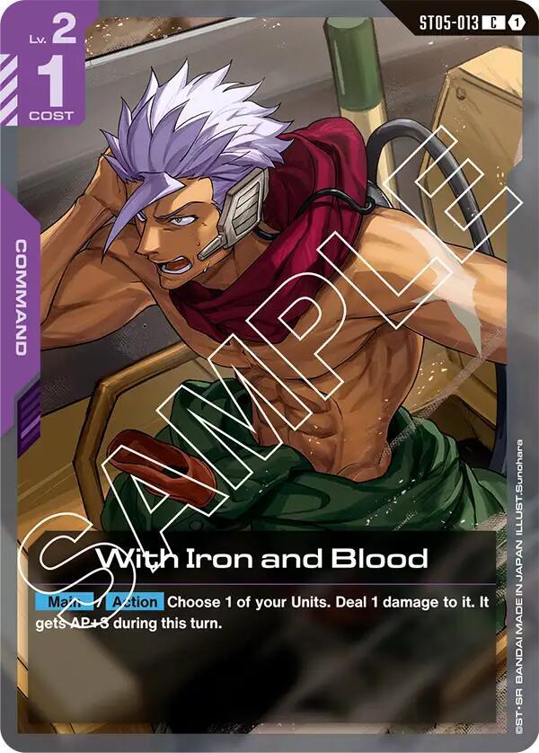 With Iron and Blood [Starter Deck 05: Iron Bloom (ST05)]