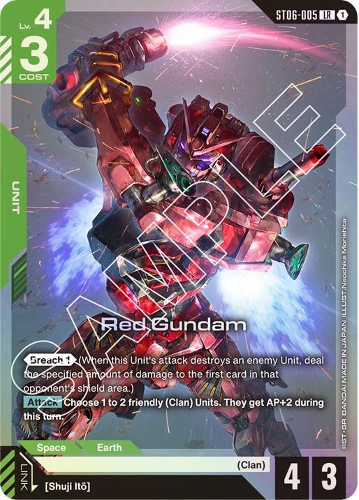 Red Gundam [Starter Deck 06: Clan Unity (ST06)]
