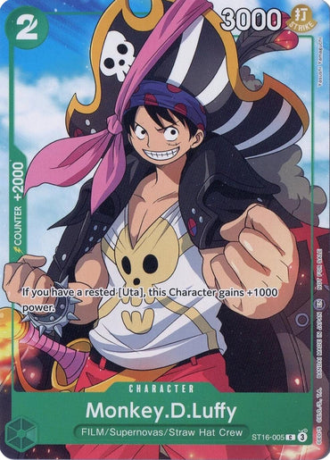 Monkey.D.Luffy (Welcome Pack Vol. 2) [One Piece Promotion Cards]