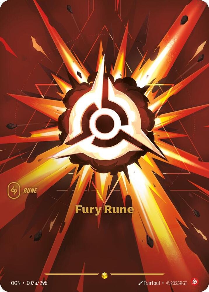 Fury Rune (Alternate Art) [Origins]