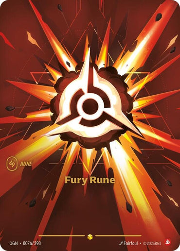 Fury Rune (Alternate Art) [Origins]