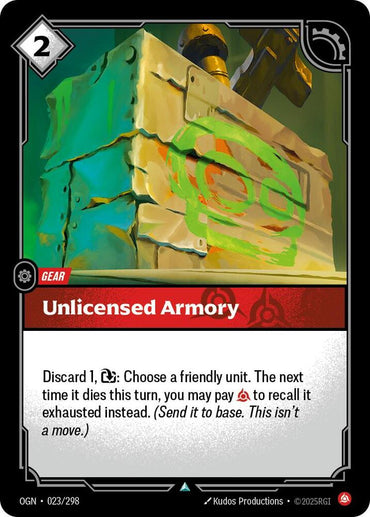 Unlicensed Armory [Origins]