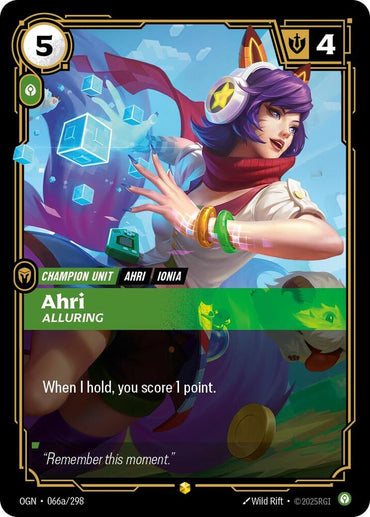 Ahri - Alluring (Alternate Art) [Origins]