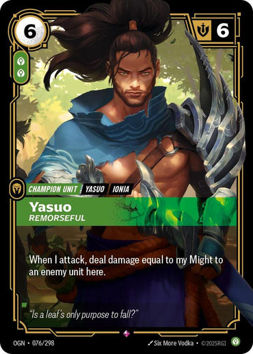 Yasuo - Remorseful [Origins]