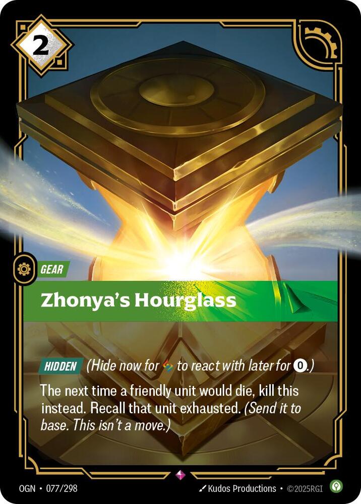 Zhonya's Hourglass [Origins]