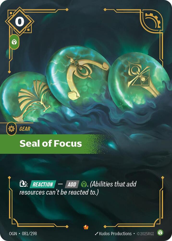 Seal of Focus [Origins]