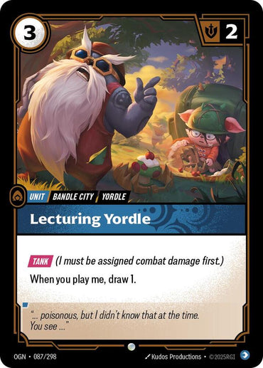 Lecturing Yordle [Origins]