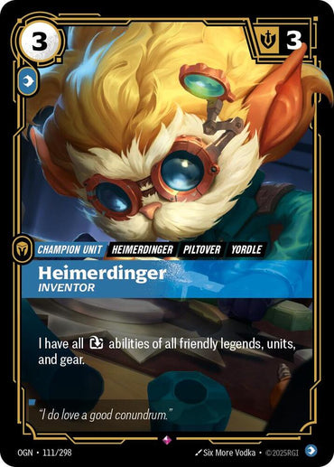 Heimerdinger - Inventor [Origins]