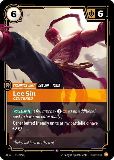 Lee Sin - Centered [Origins]
