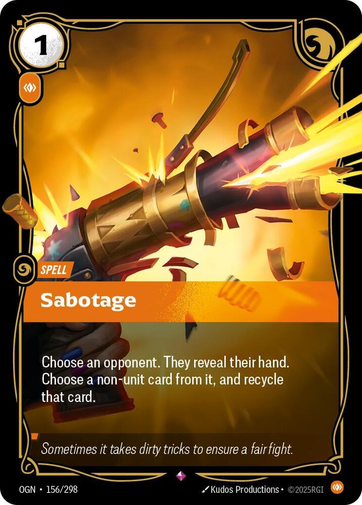 Sabotage  [Origins]