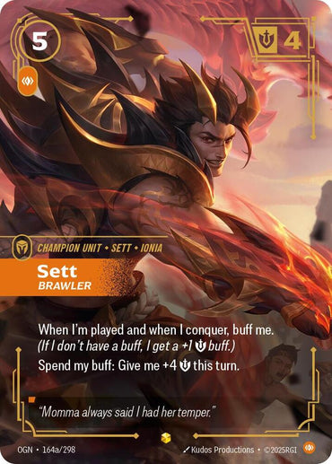 Sett - Brawler (Alternate Art) [Origins]
