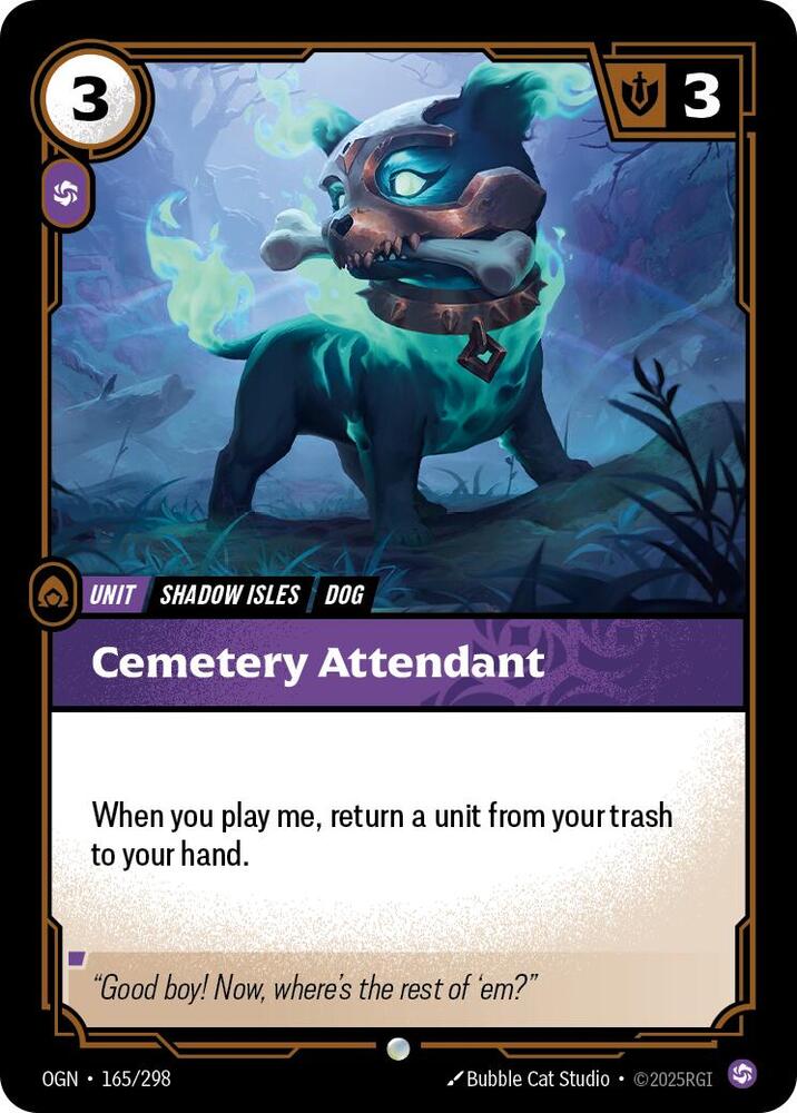 Cemetery Attendant [Origins]