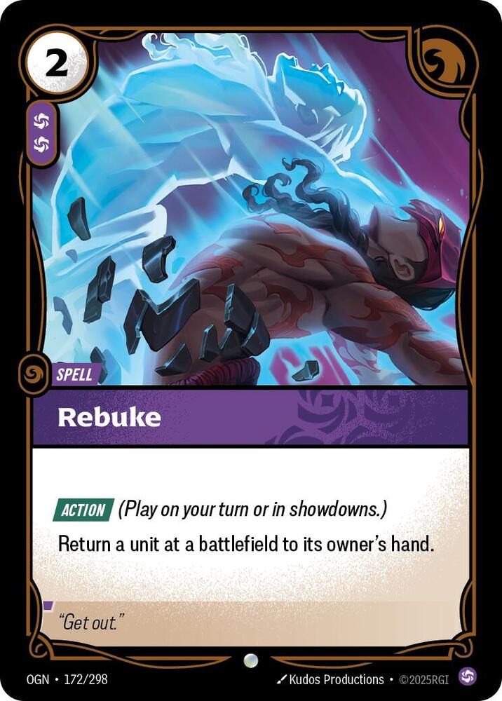 Rebuke  [Origins]