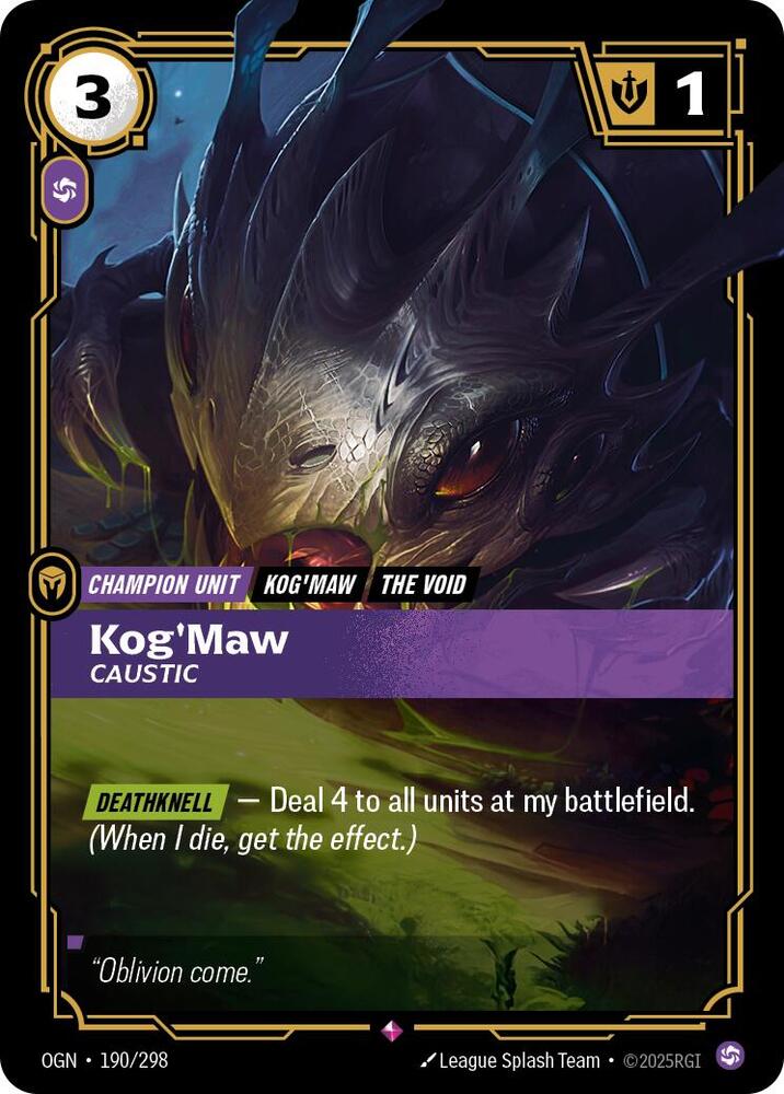 Kog'Maw - Caustic [Origins]