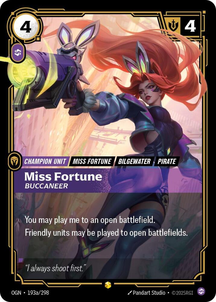 Miss Fortune - Buccaneer (Alternate Art) [Origins]