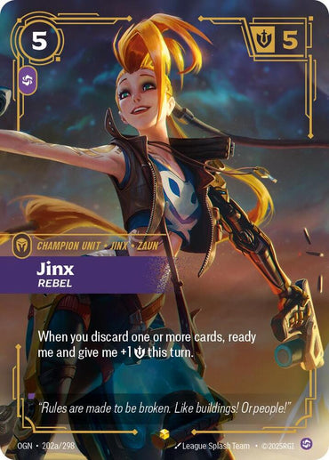 Jinx - Rebel (Alternate Art) [Origins]