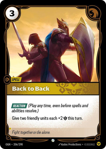 Back to Back [Origins]