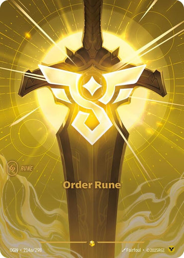 Order Rune (Alternate Art) [Origins]