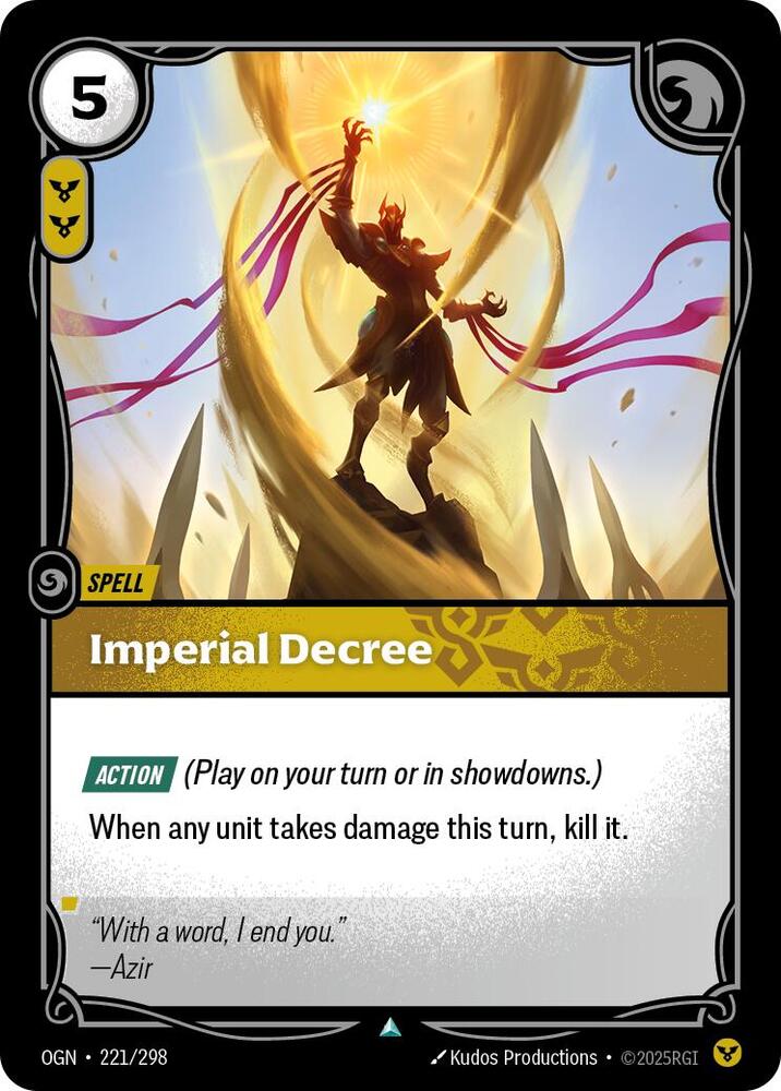 Imperial Decree [Origins]