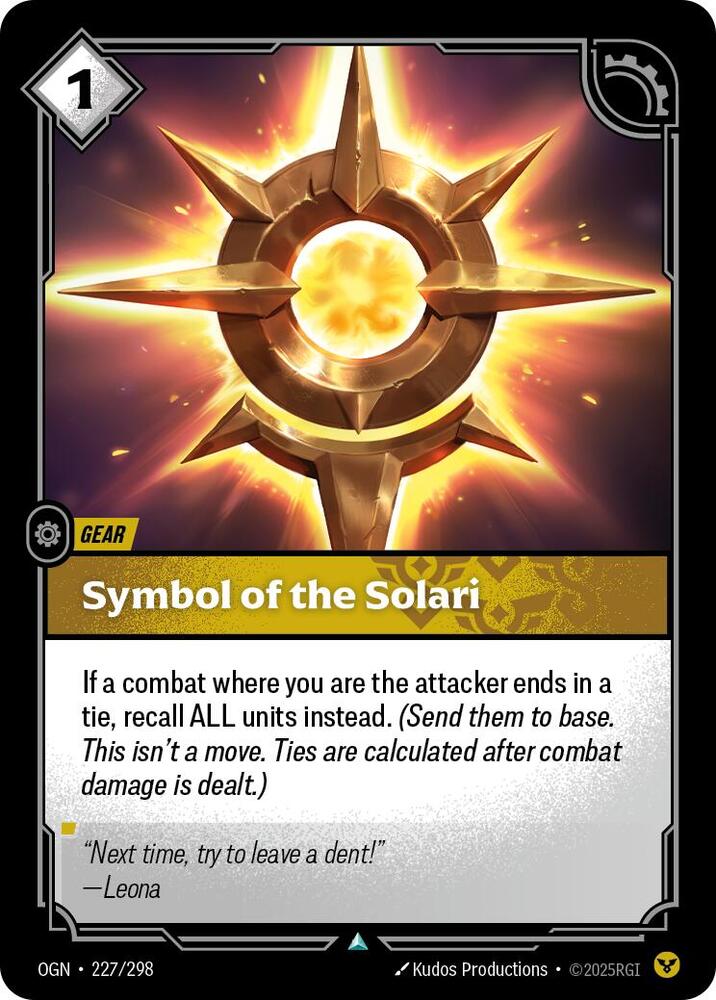 Symbol of the Solari [Origins]