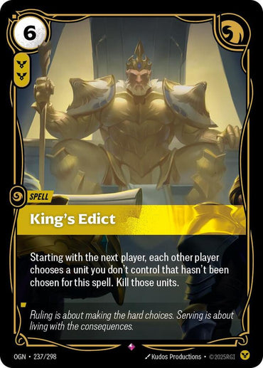 King's Edict [Origins]