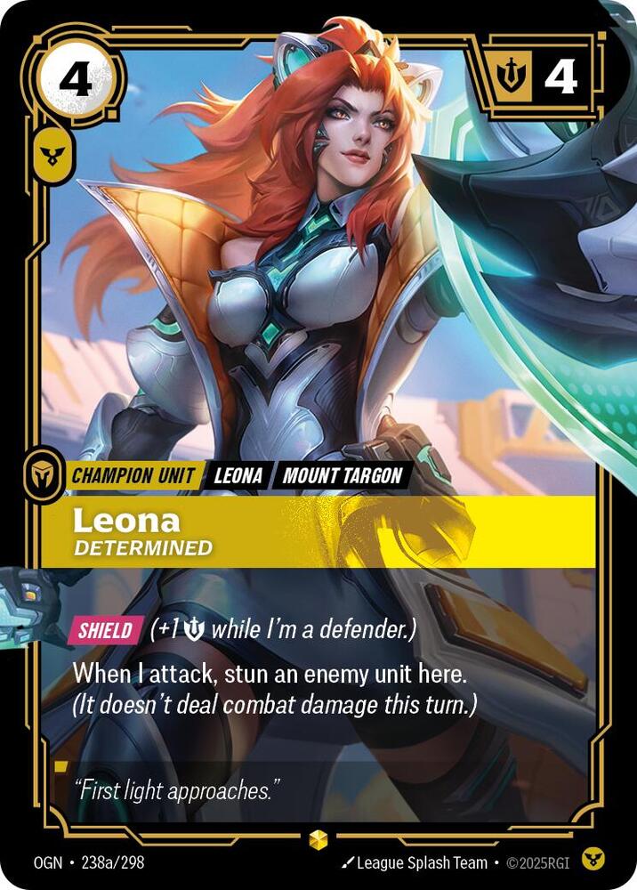Leona - Determined (Alternate Art) [Origins]
