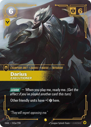 Darius - Executioner (Alternate Art) [Origins]