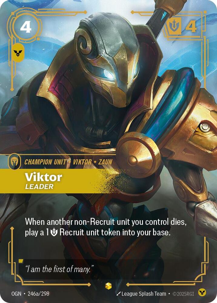 Viktor - Leader (Alternate Art) [Origins]