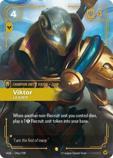 Viktor - Leader (Alternate Art) [Origins]